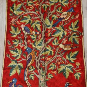 Chainstitch Embroidered Rug